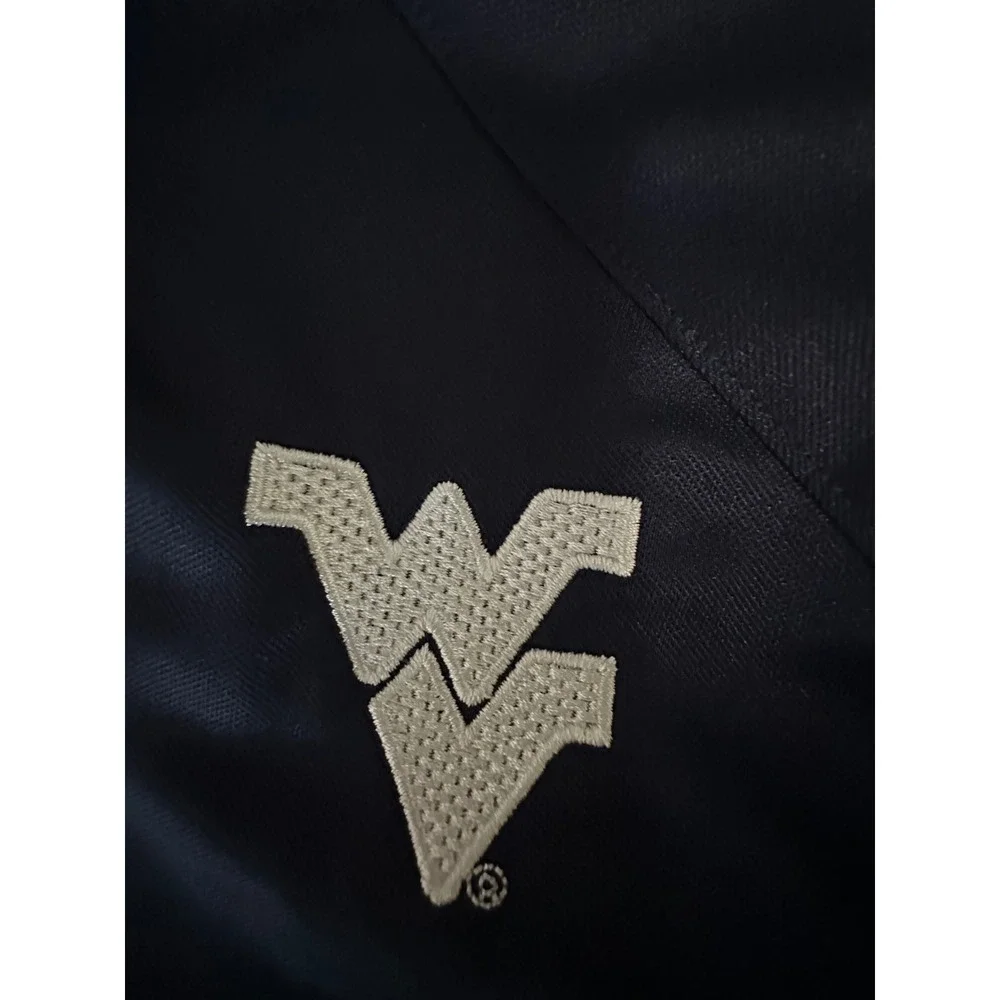 Nike WVU Mountaineers Men's‎ Medium Navy Dri-FIT Quarter Zip Pullover Big 12